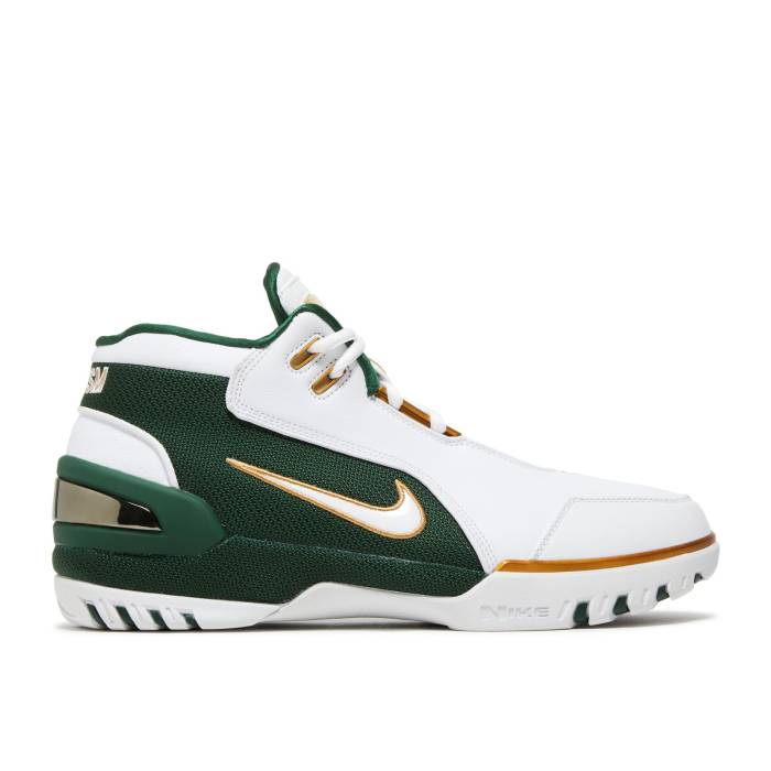 ナイキ Nike 【 Air Zoom Generation Retro Qs 'Svsm' Men White/Metallic Gold Dust-Deep Forest-White 】 ズーム レトロ メンズ 白色 ホワイト ゴールド