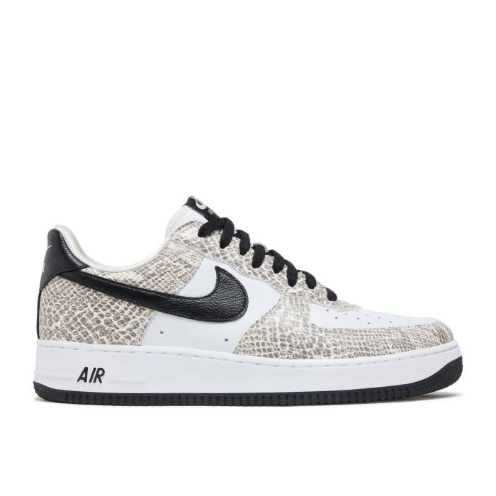 ナイキ Nike 【 Air Force 1 Low \u0027Cocoa Snake\u0027 2018 Men True White/Black-Cocoa 】 メンズ 白いこと 白いこと