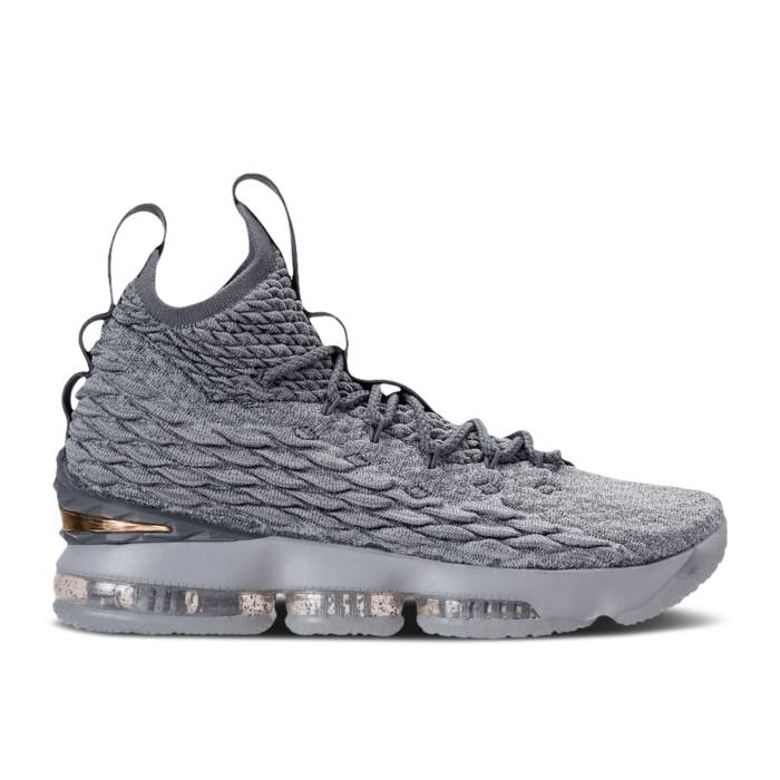 ナイキ Nike 【 Lebron 15 Ep \u0027City Edition\u0027 Men Wolf Grey/Metallic Gold 】 Lebron レブロン メンズ 薄墨色 薄墨色 ゴールド