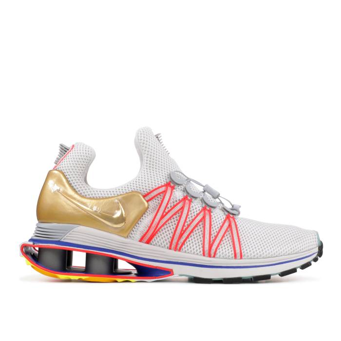 ナイキ Nike 【 Shox Gravity \u0027Metallic Gold\u0027 2018 Men Metallic Gold/Vast Grey 】 Shox ショックス メンズ ゴールド 薄墨色 薄墨色