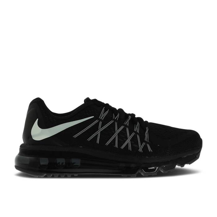 ナイキ Nike 【 Air Max 2015 Gs Youth Black/White 】 マックス ジュニア キッズ 黒色 ブラック 白色 ホワイト｜スニケス