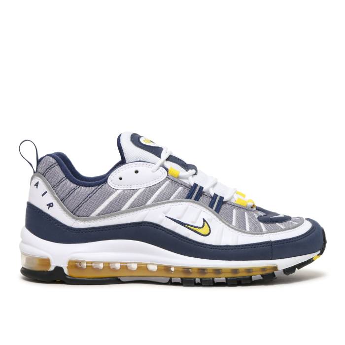 ナイキ Nike 【 Air Max 98 Tour Yellow 2018 Men Tour Yellow/Midnight Navy 】 マックス メンズ yellow 黄色・イエロー 紺色 ネイビー