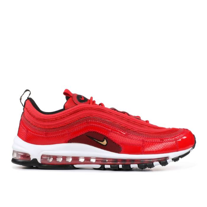 ナイキ Nike 【 クロム7 X Air Max 97 \u0027Portugal Patchwork\u0027 Men University Red/Fir/White/Metallic Gold 】 マックス メンズ Red 赤・赤いこと 白いこと 白いこと ゴールド