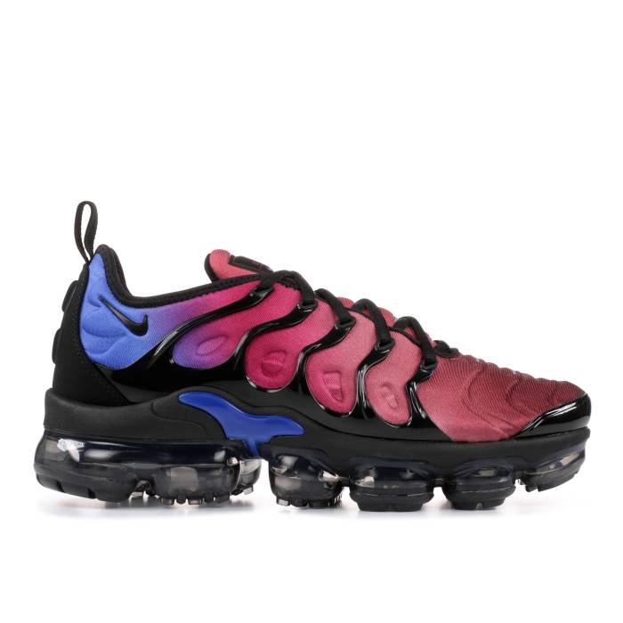ナイキ Nike 【 Wmns Air Vapormax Plus \u0027Red Violet Blue\u0027 Women Black/Black-Team Red-Hyper Violet-Racer Blue 】 紫・相撲取り草 レディース 黒いこと 黒いこと 青み 青色