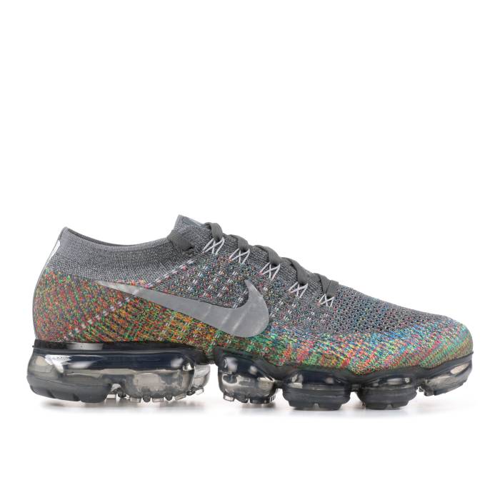 ナイキ Nike 【 Air Vapormax \u0027Grey Multi\u0027 Men Dark Grey/Reflect Silver-Blue Orbit 】 メンズ 薄墨色 薄墨色