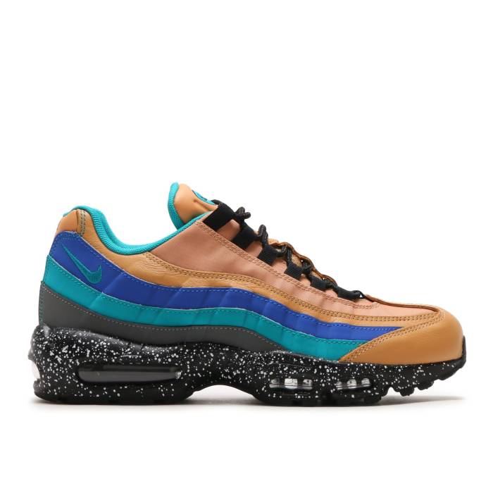 ナイキ Nike 【 Air Max 95 Premium \u0027Mega Blue\u0027 Men Praline/Turbo Green-Cool Grey-Mega Blue 】 マックス Premium 割り増し金 メンズ ターボ 青碧 青碧