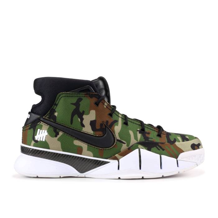 ナイキ Nike 【 Undefeated X Zoom Kobe 1 Protro Camo Men Deep Forest/Black-White 】 アンディフィーテッド ズーム Kobe コービー プロトロ メンズ ディープ フォレスト