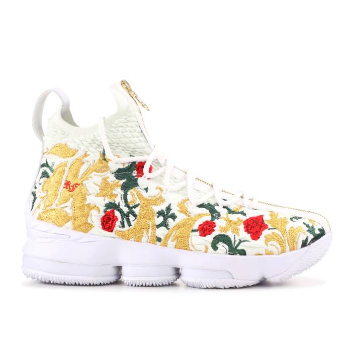 ナイキ Nike 【 Kith X Lebron Performance 15 \u0027King\u0027s Cloak\u0027 Men White/White-Multi-Color 】 Lebron レブロン 演奏 メンズ 白いこと 白いこと