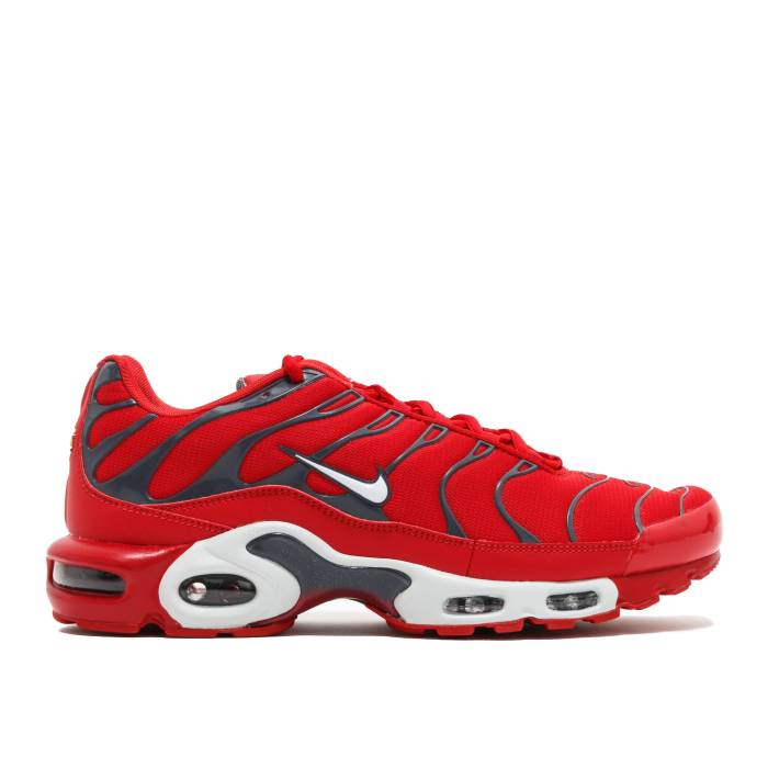 ナイキ Nike 【 Air Max Plus 'Red Pure Platinum' Men University Red/Pure Platinum 】 マックス ピュア メンズ Red 赤・レッド ピュア Platinum プラチナム