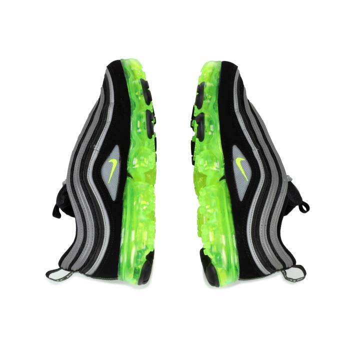 ナイキ Nike 【 Air Vapormax 97 \u0027Neon\u0027 Men Black/Volt-Metallic Silver 】 メンズ 黒いこと 黒いこと Silver しろがね色・しろがね色