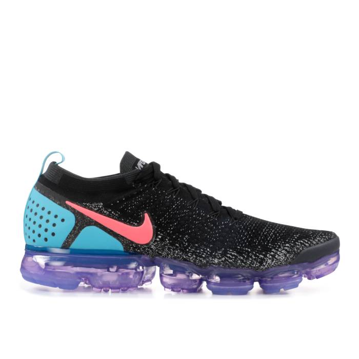 ナイキ Nike 【 Air Vapormax Flyknit 2 \u0027Hot Punch\u0027 Men Black/Hot Punch 】 飛球編み物 メンズ 黒いこと 黒いこと