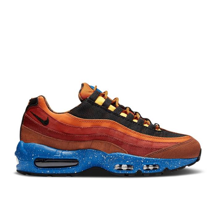 ナイキ Nike 【 Air Max 95 Premium 'Campfire Pack' Men Cayenne/Black-Rust Factor-Solar Orange-Laser Orange-Cognac 】 マックス Premium プレミアム メンズ