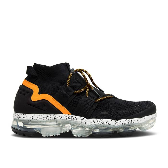 ナイキ Nike 【 Air Vapormax Utility \u0027Twist Of Orange\u0027 Men Black/Orange Peel 】 メンズ 黒いこと 黒いこと orange 橙・オレンジ色