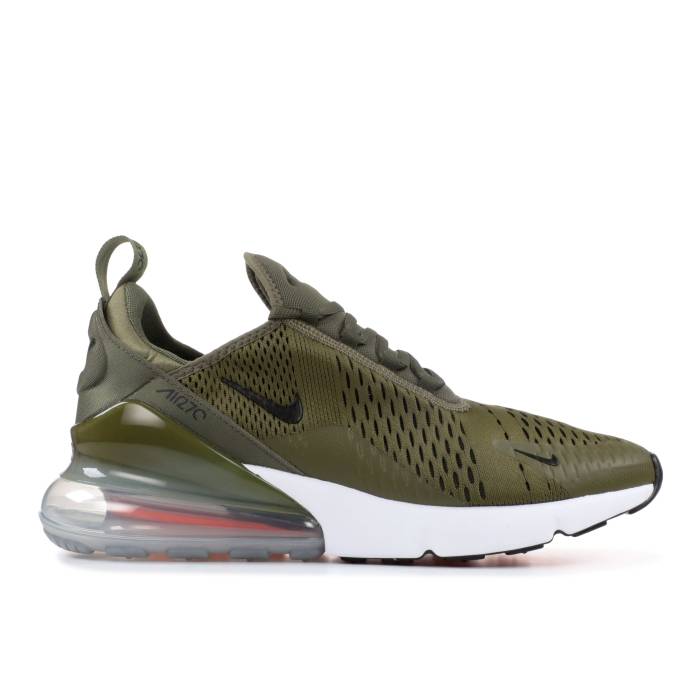 ナイキ Nike 【 Air Max 270 \u0027Medium Olive\u0027 Men Medium Olive/Black-Total Orange-White 】 マックス メンズ olive オリーブ