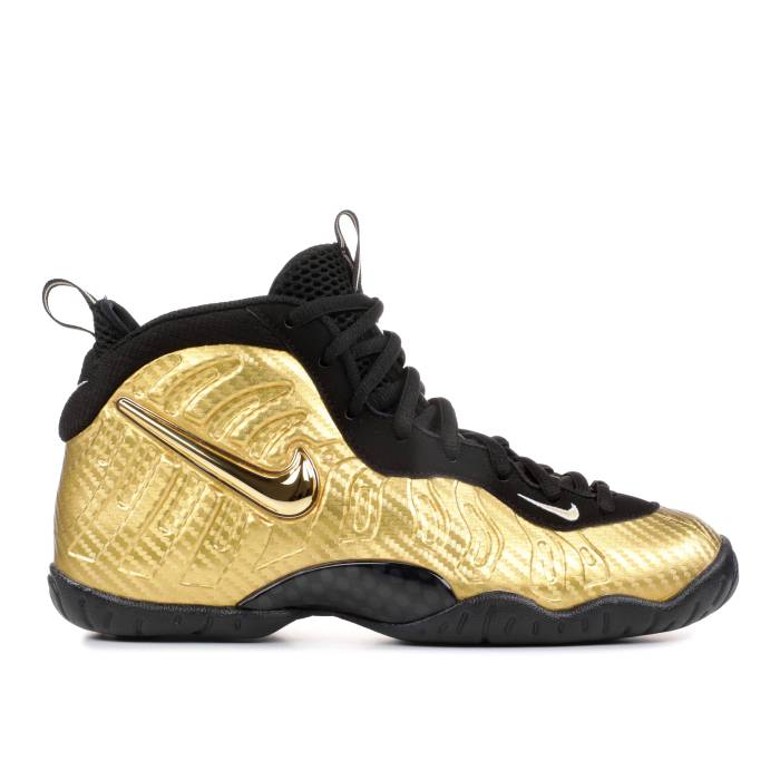 ナイキ Nike 【 Little Posite Pro Gs 'Metallic Gold' Youth Metallic Gold/Black-White 】 プロ ジュニア キッズ ゴールド|スニケス