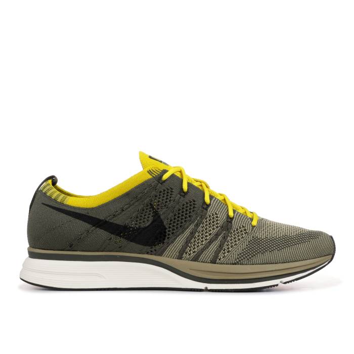 ナイキ Nike 【 Flyknit Trainer 2018 'Cargo Khaki' Men Cargo Khaki/Bright Citron 】 フライニット トレーナー メンズ カーゴ カーキ