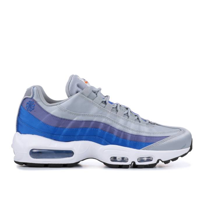 ナイキ Nike 【 Air Max 95 \u0027Blue Nebula\u0027 Men Wolf Grey/Blue Nebula-Purple Slate-White 】 マックス メンズ 薄墨色 薄墨色 青味 青み