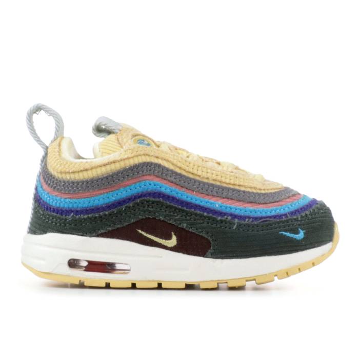 ナイキ Nike 【 Sean Wotherspoon X Air Max 1/97 Td Infant Light Blue Fury/Lemon Wash/Vintage Green 】 マックス ベビー 青色 ブルー vintage ビンテージ・ヴィンテージ green 緑・グリーン