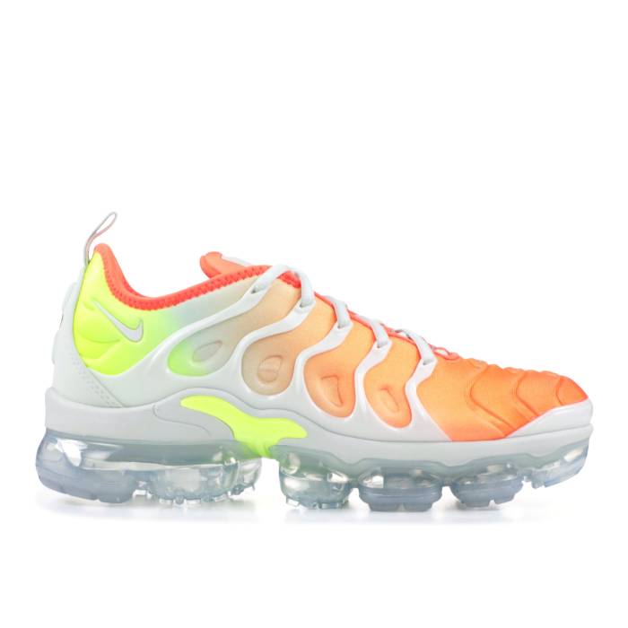 ナイキ Nike 【 Wmns Air Vapormax Plus \u0027Reverse Sunset\u0027 Women Barely Grey/Total Crimson-Volt-White 】 レディース 薄墨色 薄墨色