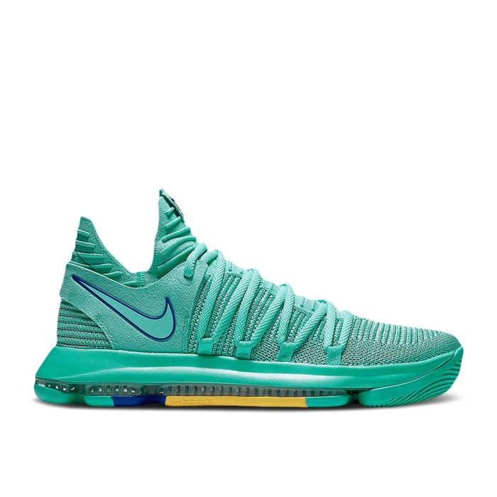 ナイキ Nike 【 Kd 10 Ep 'City Edition 2' Men Hyper Turquoise/Racer Blue 】 メンズ 青色 ブルー