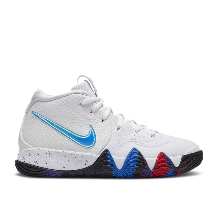 ナイキ Nike 【 Kyrie 4 ガウス \u0027Ncaa Tournament\u0027 Youth White/Multi-Color 】 Kyrie カイリー お坊っちゃん キッズ 白いこと 白いこと