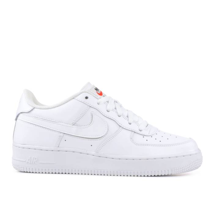ナイキ Nike 【 Air Force 1 Low Gs 'All Star - Swoosh Pack' Youth White/White-White 】 Swoosh スウッシュ・スウォッシュ ジュニア キッズ 白色 ホワイト