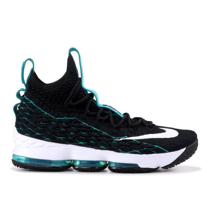 ナイキ Nike 【 Lebron 15 \u0027Griffey\u0027 Pe Men Black/Rio Teal-White 】 Lebron レブロン メンズ 黒いこと 黒いこと リオ