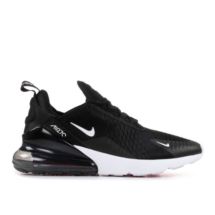 ナイキ Nike 【 Air Max 270 ガウス \u0027Triple Black\u0027 Youth Black/White 】 マックス 御坊っちゃん キッズ 黒いこと 黒いこと 白いこと 白いこと キッズ・ベビー・マタニティ-靴-キッズファッション