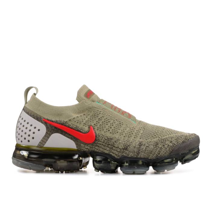 ナイキ Nike 【 Air Vapormax Moc 2 Neutral Olive Men Neutral Olive/Habanero Red 】 メンズ olive オリーブ Red 赤・レッド