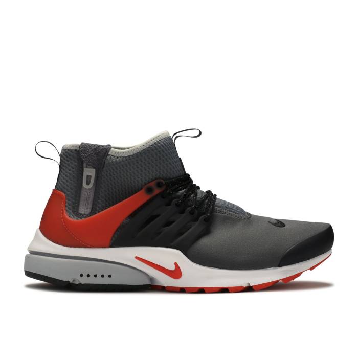 ナイキ Nike 【 Air Presto Mid Utility Men Dark Grey/Max Orange-Black-Wolf Grey 】 プレスト ミッド メンズ 薄墨色 薄墨色 マックス