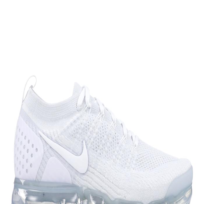 ナイキ Nike 【 Air Vapormax Flyknit 2 \u0027Pure Platinum\u0027 Men White/White-Pure Platinum 】 飛球編み物 メンズ 白いこと 白いこと Platinum プラチナム