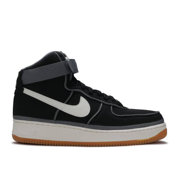 ナイキ Nike 【 Air Force 1 High 07 Lv8 'Black Orange Gum' Men Black/Sail-Team Orange-Gum Light Brown 】 ハイ orange 橙・オレンジ メンズ 黒色 ブラック 茶色 ブラウン|スニケス