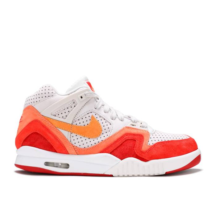 ナイキ Nike 【 Air Tech Challenge 2 Qs Men Light Bone/Laser Orange -Cinnabar-Summit White 】 テック メンズ Laser レーザー orange 橙・オレンジ 白色 ホワイト