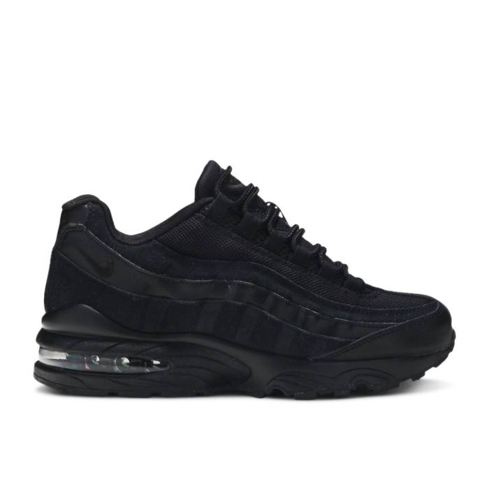 ナイキ Nike 【 Air Max 95 ガウス \u0027Triple Black\u0027 Youth Black/Black/Black 】 マックス 御坊っちゃん キッズ 黒いこと 黒いこと