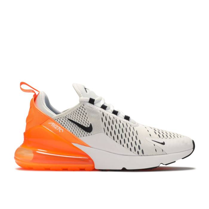 ナイキ Nike 【 Wmns Air Max 270 \u0027White Orange\u0027 Women White/Orange-Black 】 マックス レディース 白いこと 白いこと