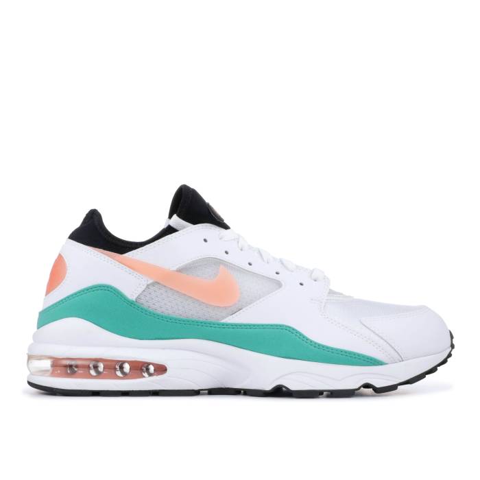 ナイキ Nike 【 Air Max 93 'Watermelon' Men White/Crimson Bliss-Kinetic Green 】 マックス メンズ 白色 ホワイト クリムゾン green 緑・グリーン｜スニケス
