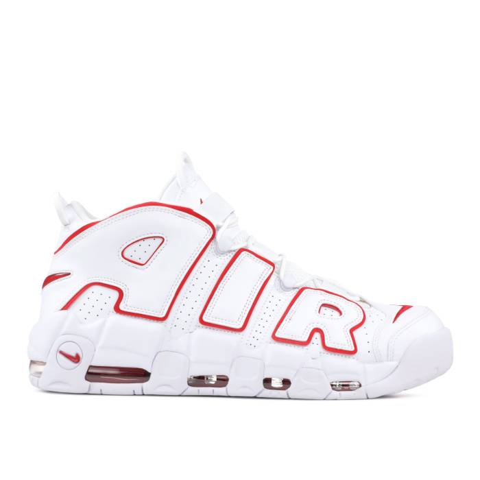 ナイキ Nike 【 Air More Uptempo 'White Varsity Red' 2018 Men White/Varsity Red/White 】 アップテンポ メンズ 白色 ホワイト Red 赤・レッド|スニケス