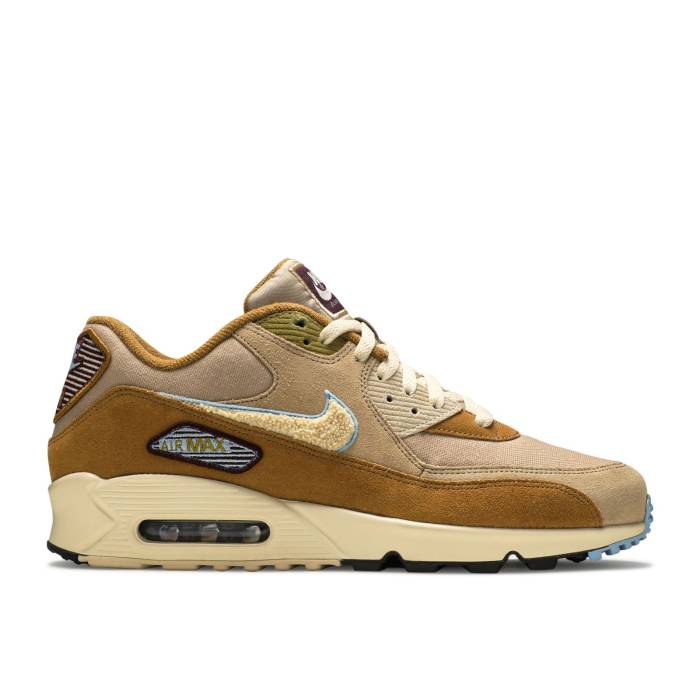 ナイキ Nike 【 Air Max 90 \u0027Varsity Pack\u0027 Men Muted Bronze/Royal Tint/Desert/Light Cream 】 マックス メンズ 銅・ブロンズ 皮膚軟化剤