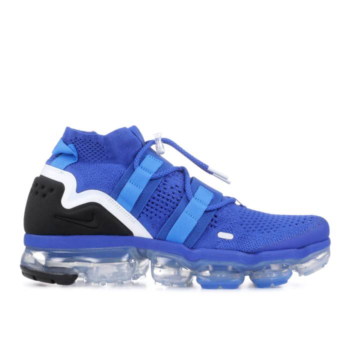 ナイキ Nike 【 Air Vapormax Flyknit Utility 'Game Royal' Men Game Royal/Photo Blue-Red Blaze-Black 】 フライニット メンズ Game ゲーム