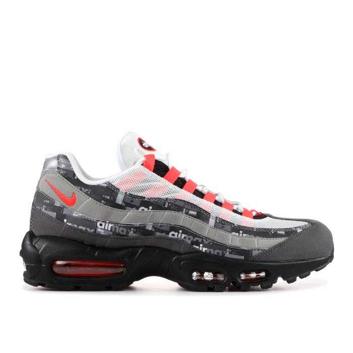 ナイキ Nike 【 Atmos X Air Max 95 \u0027We Love \u0027 Men Black/Safety Orange-Medium Ash-Dark Ash 】 マックス メンズ 黒いこと 黒いこと
