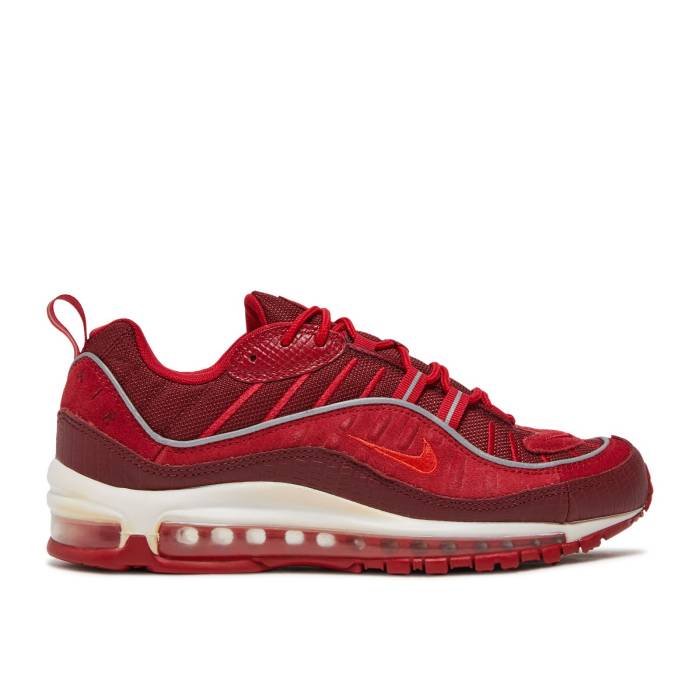 ナイキ Nike 【 Air Max 98 Se 'Team Red' Men Team Red/Habanero Red-Gym Red-White 】 マックス メンズ Team チーム Red 赤・レッド|スニケス