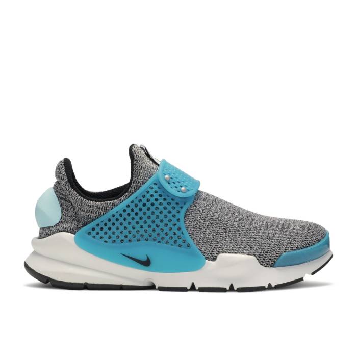 ナイキ Nike 【 Wmns Sock Dart Se Women Black/Black-Blue Lagoon 】 ダート 靴 レディース靴 スニーカー レディース 黒色 ブラック画像