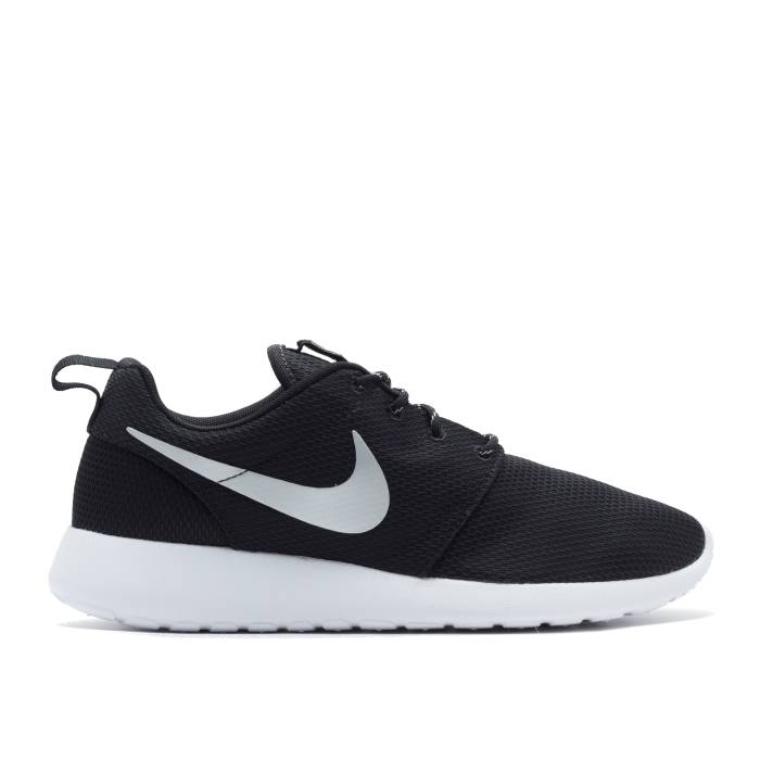 ナイキ Nike 【 Wmns Roshe Run Women Black/Metallic Platinum-White 】 ラン レディース 黒色 ブラック