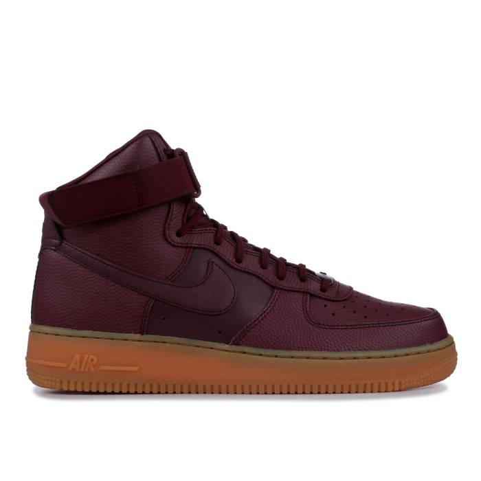 ナイキ Nike 【 Wmns Air Force 1 High Se \u0027Night Maroon\u0027 Women Night Maroon/Night Maroon 】 御機嫌 レディース ナイト爵 マルーン