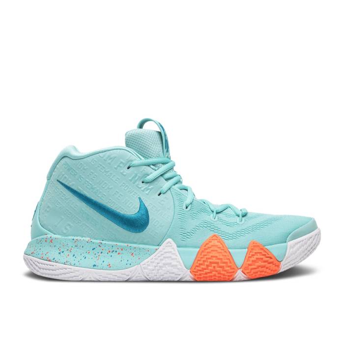 ナイキ Nike 【 Kyrie 4 \u0027Power Is Female\u0027 Men Light Aqua/Neo Turquoise 】 Kyrie カイリー メンズ アクア ネオ スニーカー-メンズ靴