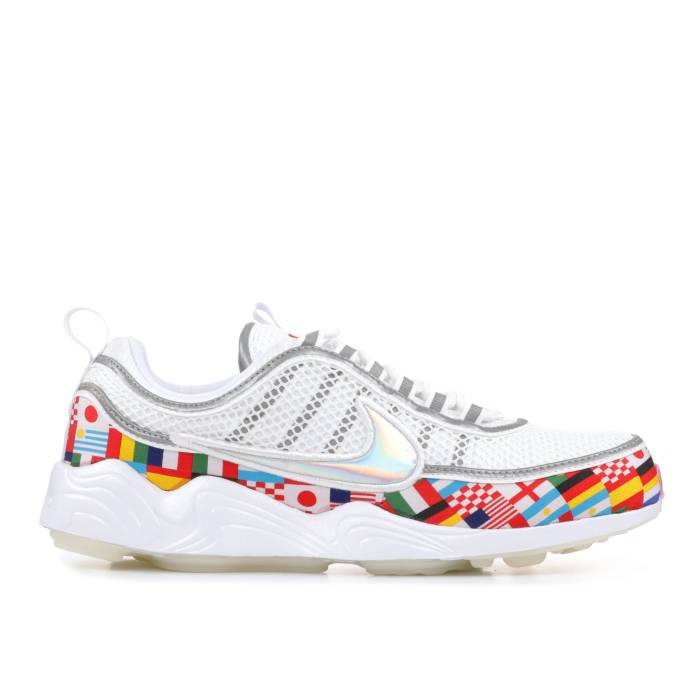 ナイキ Nike 【 Air Zoom Spiridon '16 Nic Qs 'International Flag' Men White/Multi-Color 】 ズーム メンズ 白色 ホワイト|スニケス