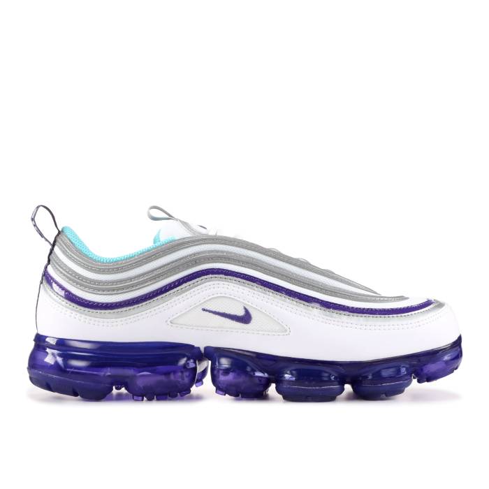 ナイキ Nike 【 Air Vapormax 97 \u0027Varsity Purple\u0027 Men White/Aqua-Varsity Purple-Metallic Silver-Persian Violet 】 メンズ 白いこと 白いこと 紫・相撲取り草