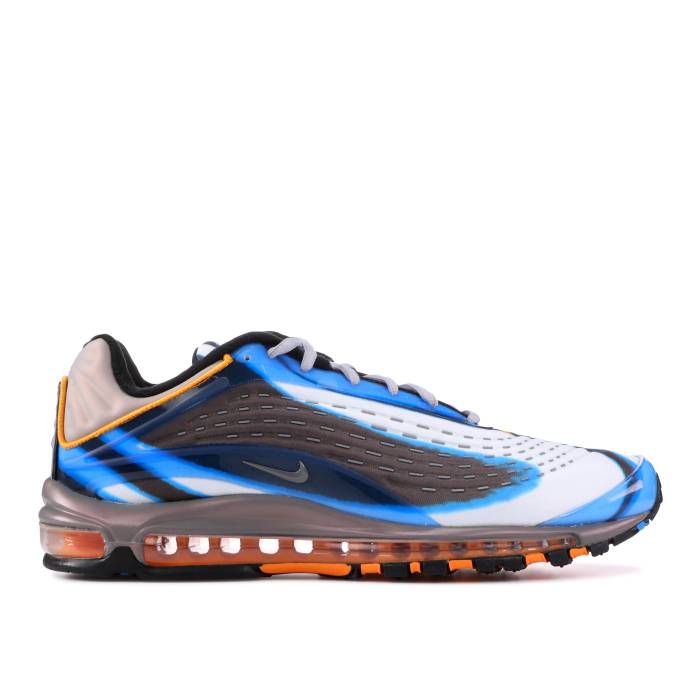 ナイキ Nike 【 Air Max Deluxe \u0027Photo Blue\u0027 Men Photo Blue/Wolf Grey-Orange Peel-Black 】 マックス 晴れ晴れしい メンズ 青み 青色