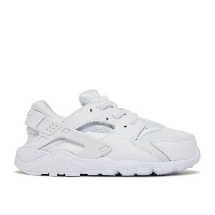 ナイキ Nike 【 Air Huarache Run Td \u0027White\u0027 Infant White/White 】 Huarache ハラチ 幽客 もの言う花 白いこと 白いこと