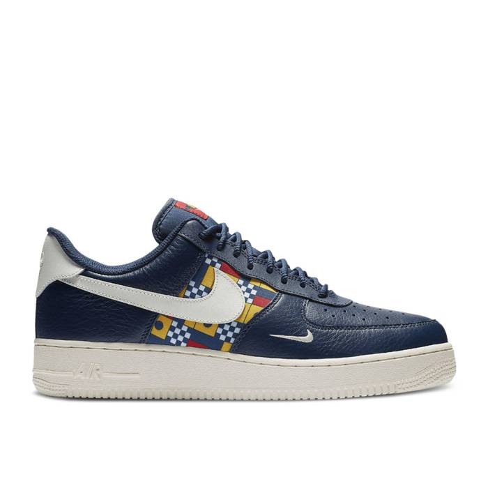 ナイキ Nike 【 Air Force 1 Low 'Nautical Redux' Men Midnight Navy/Sail-Gym Red-University Gold 】 メンズ 紺色 ネイビー ゴールド|スニケス